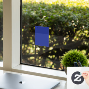 Autocollant Pour Fenêtre Invitation de mariage minimale en bleu profond