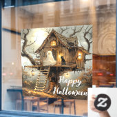 Autocollant Pour Fenêtre Invités de minuit au Lantern Tree (Fenêtre de café)