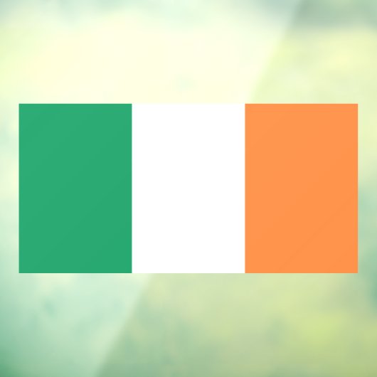 Autocollant Pour Fenêtre Irlande National Flag, standard irlandais, bannièr (Feuille 3)