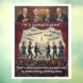 Autocollant Pour Fenêtre Its Complicated (Feuille 3)