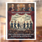 Autocollant Pour Fenêtre Its Complicated (Feuille 2)