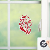 Autocollant Pour Fenêtre Jacksonville State University Gamecocks Red Eagle (Maison)