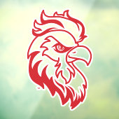 Autocollant Pour Fenêtre Jacksonville State University Gamecocks Red Eagle (Feuille 3)