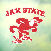 Autocollant Pour Fenêtre Jacksonville State University JAX State Gamecocks (Feuille 3)