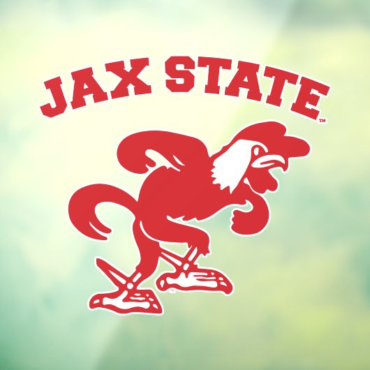 Autocollant Pour Fenêtre Jacksonville State University JAX State Gamecocks (Feuille 3)