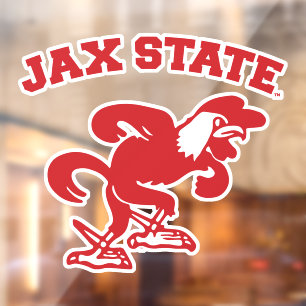 Autocollant Pour Fenêtre Jacksonville State University JAX State Gamecocks