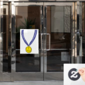 Autocollant Pour Fenêtre J'ai essayé la médaille (Porte de bureau)