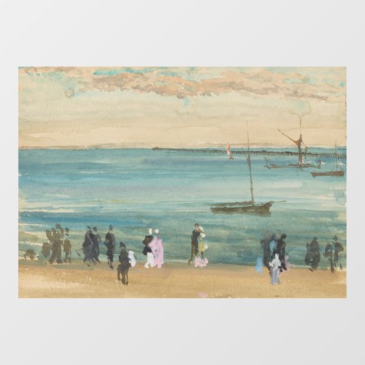 Autocollant Pour Fenêtre James Whistler - Southend Pier (Feuille)