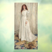 Autocollant Pour Fenêtre James Whistler - Symphonie en blanc no 1 (Feuille 3)