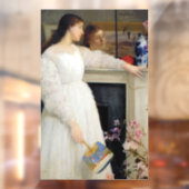 Autocollant Pour Fenêtre James Whistler - Symphonie en blanc no 2 (Feuille 2)