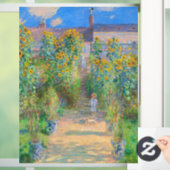 Autocollant Pour Fenêtre Jardin aux fleurs de Monet (Maison)