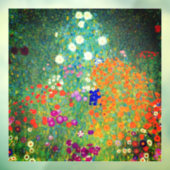 Autocollant Pour Fenêtre Jardin aux fleurs Gustav Klimt (Feuille 3)