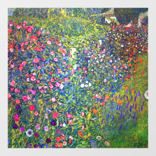 Autocollant Pour Fenêtre Jardin italien Gustav Klimt