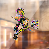 Autocollant Pour Fenêtre Je me suis évanoui ! - Stunt Motocross libre (Feuille 2)