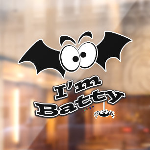 Autocollant Pour Fenêtre Je suis Batty Crazy Eyes