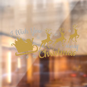 Autocollant Pour Fenêtre Je vous souhaite un joyeux Noël (Feuille 2)