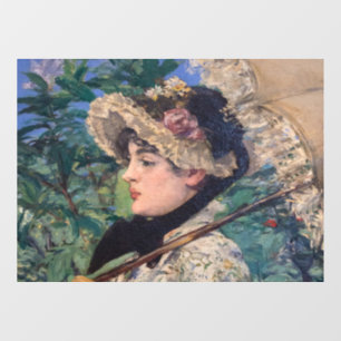 Autocollant Pour Fenêtre Jeanne (Printemps) Par Édouard Manet