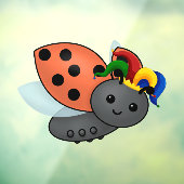 Autocollant Pour Fenêtre Jester Ladybug (Feuille 3)