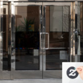 AUTOCOLLANT POUR FENÊTRE JÉSUS ÉGLISE EN VERRE CLAIR (Porte de bureau)