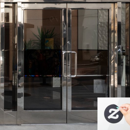 AUTOCOLLANT POUR FENÊTRE JÉSUS ÉGLISE EN VERRE CLAIR (Porte de bureau)