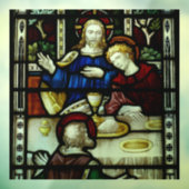 AUTOCOLLANT POUR FENÊTRE JÉSUS EN VERRE STAINÉ CLAIR FENÊTRE (Feuille 3)