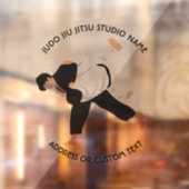 Autocollant Pour Fenêtre Jiu Jitsu Judo Martial Arts Studio (Feuille 2)