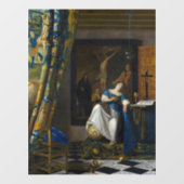 Autocollant Pour Fenêtre Johannes Vermeer - Allégorie de la foi (Feuille)