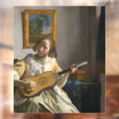 Autocollant Pour Fenêtre Johannes Vermeer - Guitare (Feuille 2)