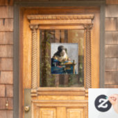 Autocollant Pour Fenêtre Johannes Vermeer - Le Lacemaker (Porte d'accueil)