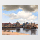 Autocollant Pour Fenêtre Johannes Vermeer - Vue de Delft (Feuille)