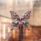 Autocollant Pour Fenêtre Joli papillon Mardi Gras (Feuille 2)
