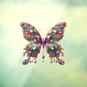 Autocollant Pour Fenêtre Joli papillon Mardi Gras (Feuille 3)