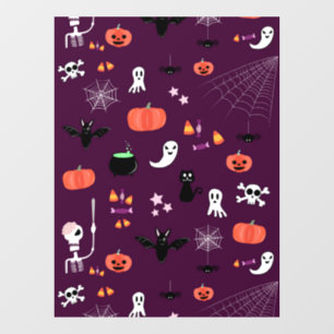 Autocollant Pour Fenêtre Jolie Art Créatif Halloween Effrayant