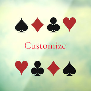 Autocollant Pour Fenêtre Jouer des combinaisons de carte Thunder_Cove