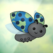 Autocollant Pour Fenêtre Jour des terres Ladybug (Feuille 3)