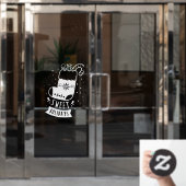 Autocollant Pour Fenêtre Jours fériés Noël Plein Stocking Blanc (Porte de bureau)