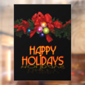 Autocollant Pour Fenêtre Joyeuses fêtes (Feuille 2)