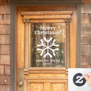 Autocollant Pour Fenêtre Joyeux graphisme de Noël