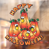 Autocollant Pour Fenêtre Joyeux Halloween (Feuille 2)