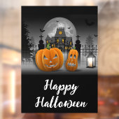 Autocollant Pour Fenêtre Joyeux Halloween (Feuille 2)