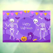 Autocollant Pour Fenêtre Joyeux Halloween (Feuille 3)