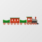 Autocollant Pour Fenêtre Joyeux jeu de jouets de Noël (Feuille)