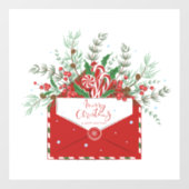 Autocollant Pour Fenêtre Joyeux Noël (Feuille)