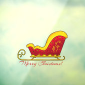 Autocollant Pour Fenêtre Joyeux Noël (Feuille 3)