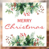 Autocollant Pour Fenêtre Joyeux Noël (Feuille 2)