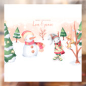 Autocollant Pour Fenêtre "Joyeux Noël" (Feuille 2)