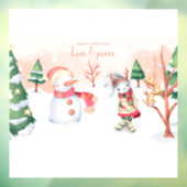 Autocollant Pour Fenêtre "Joyeux Noël" (Feuille 3)