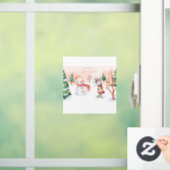 Autocollant Pour Fenêtre "Joyeux Noël" (Maison)