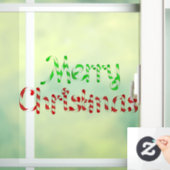 Autocollant Pour Fenêtre Joyeux Noël (Maison)