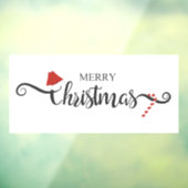 Autocollant Pour Fenêtre Joyeux Noël (Feuille 3)